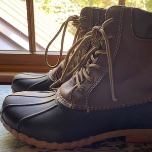 ALEADER Women’s Winter Snow Fashion Duck Boots Waterproof size 7